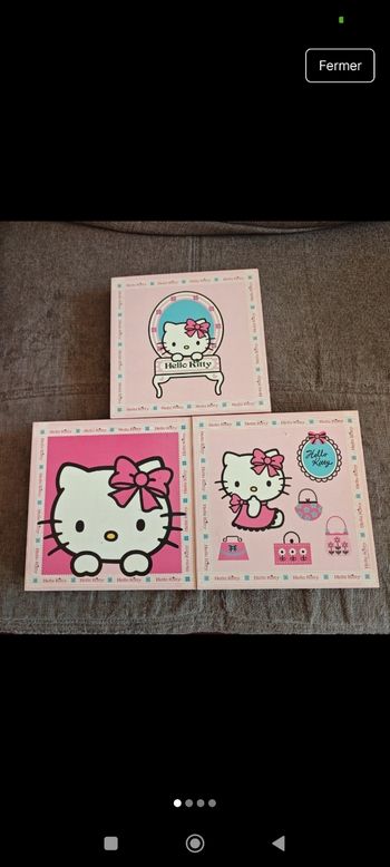 Lots cadres Hello Kitty