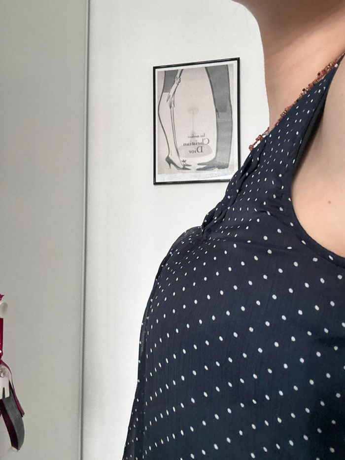 Débardeur Vero Moda à pois blancs – Taille M | Léger & tendance | Motif polka dots - photo numéro 3