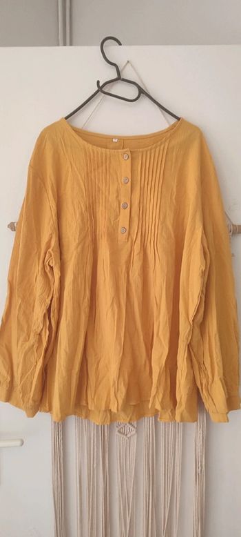 Blouse moutarde