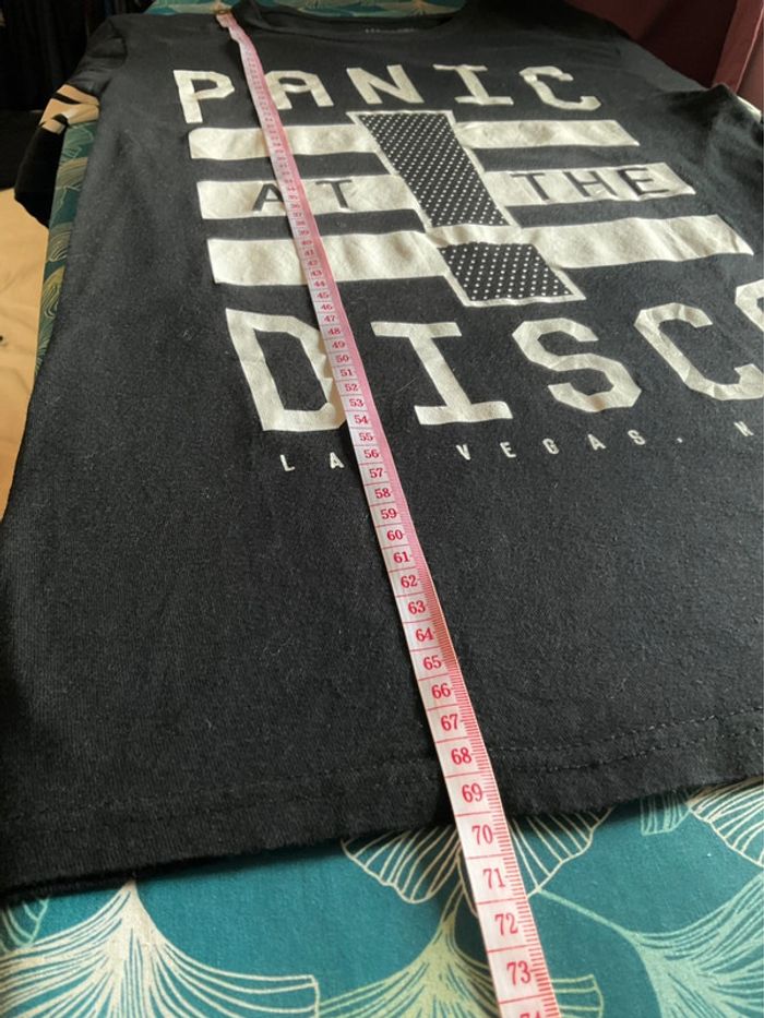 T-shirt noir Manhead Panic at the Disco ! Las Vegas Nevada taille XS 413 - photo numéro 5