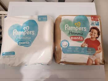 Couches Pampers harmonie pants taille 6