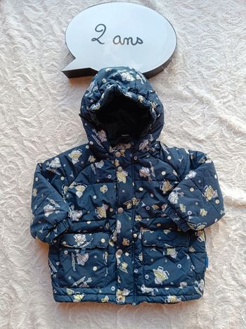 Blouse manteau doudoune avec capuche ski Mixte 2 ans