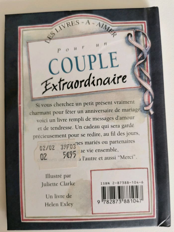 Pour un couple extraordinaire Helen Exley - photo numéro 2