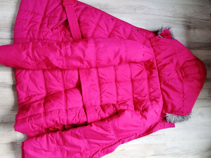 Doudoune mi-longue rose foncée taille 40 - photo numéro 6