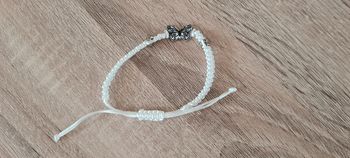 Bracelet fantaisie blanc motif papillon 🦋
