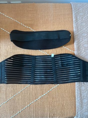 Ceinture de grossesse Support abdomen femme enceinte (Noire, Taille M)