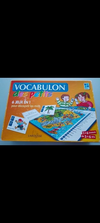 Jeu Vocabulon des petits 