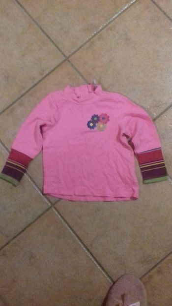 T-shirt manches longues col cheminée 23 mois / 86cms