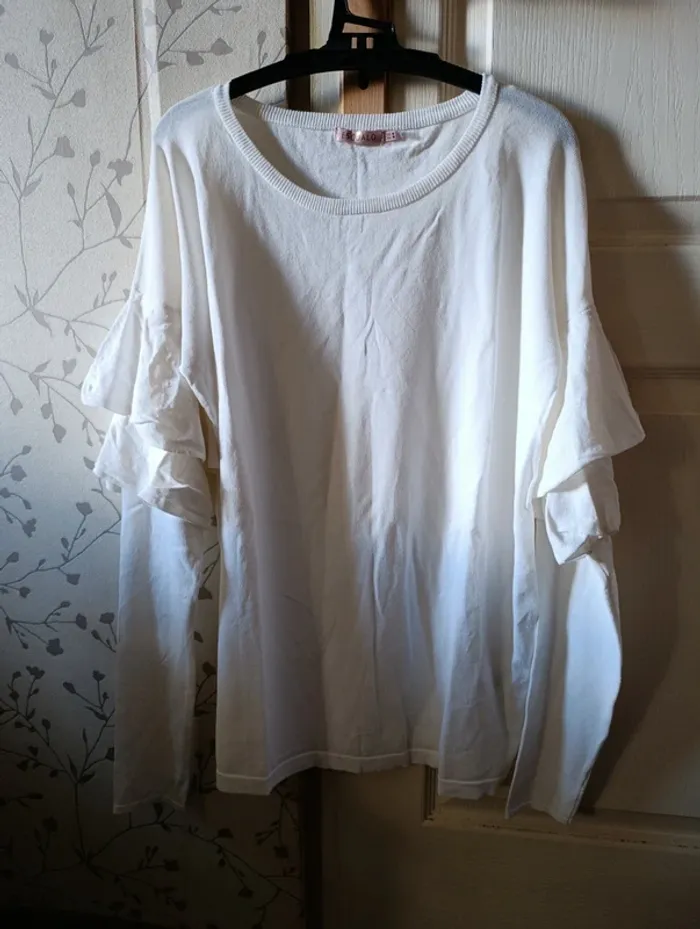 Neuf magnifique pul blanc cassé Esqualo taille M coupe originale
