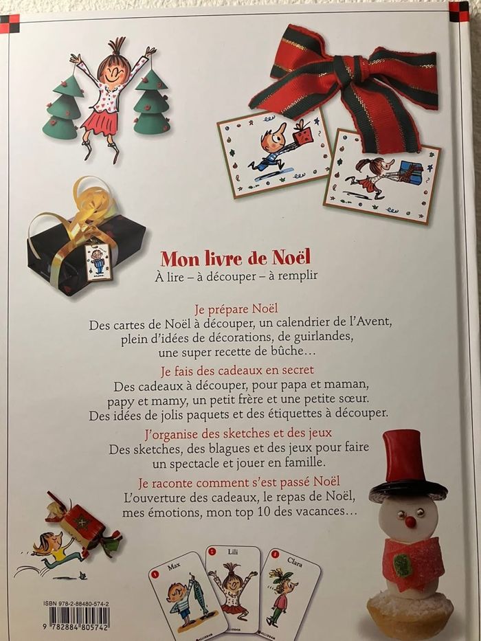 Max et Lili mon livre Noël (À lire - à découper - à remplir) NEUF - photo numéro 4