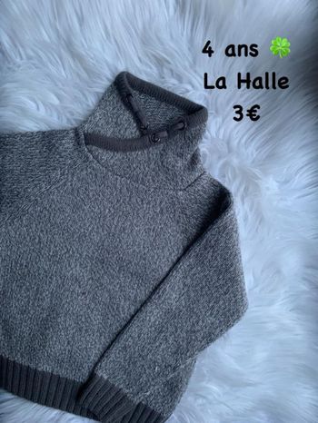 Pull 🍀 4 ans 🍀 La Halle