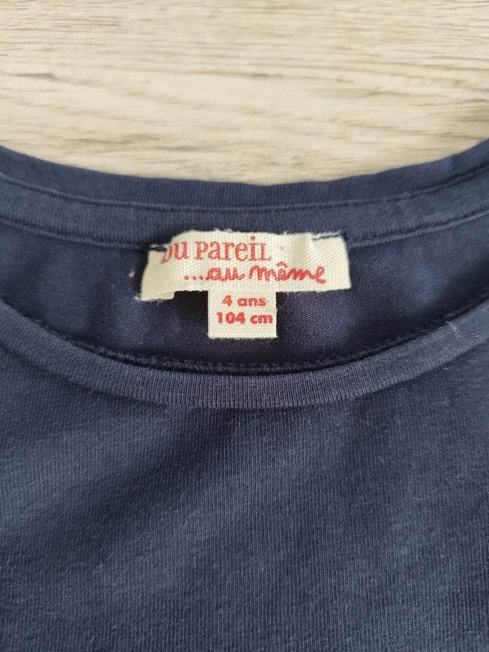 Tee-shirt manches longues fille 4 ans - photo numéro 4