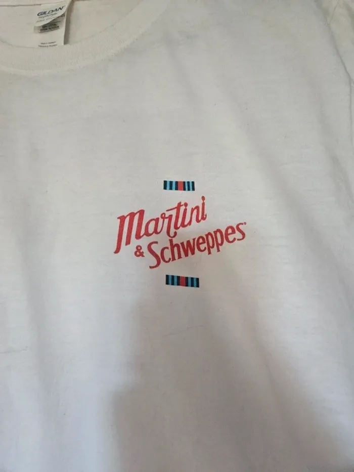 T-shirt blanc - Martini & Schweppes - photo numéro 4