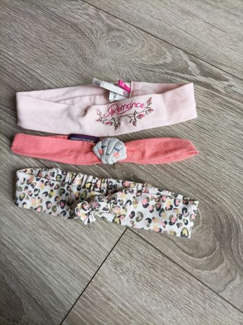 Lot de 3 bandeaux bébé 18-24 mois