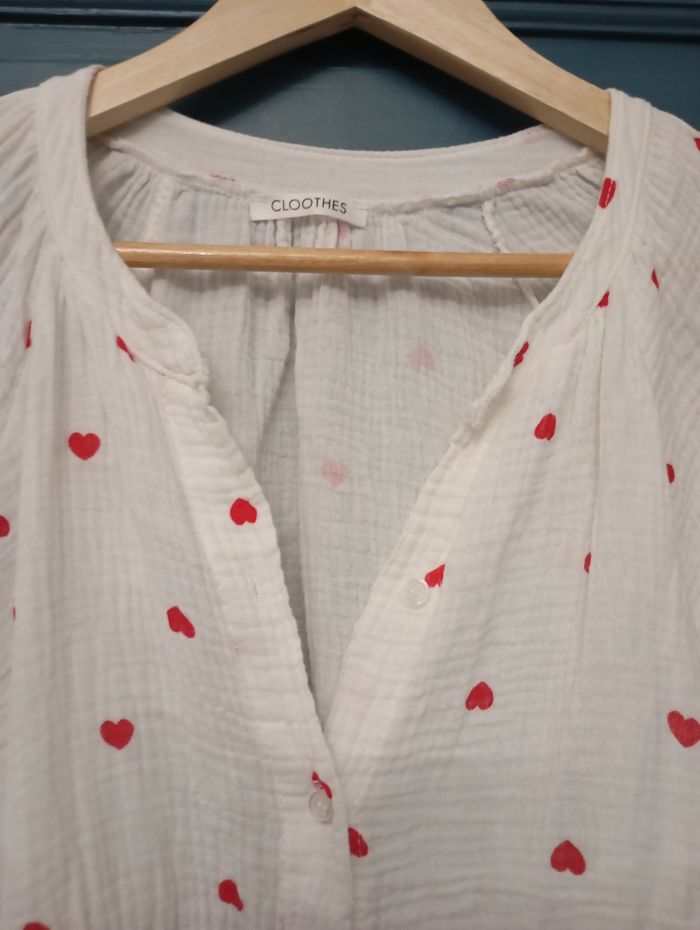 Des petits coeurs...sur une chemise