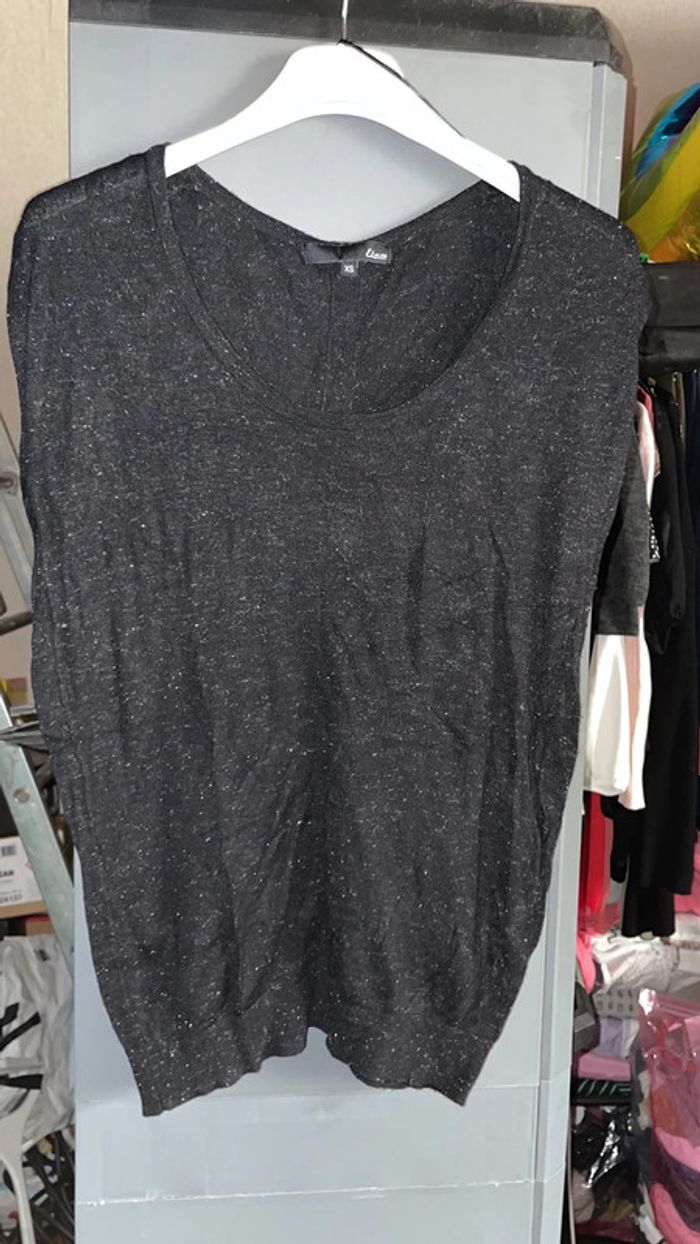 Haut pailleté sans manche TXS