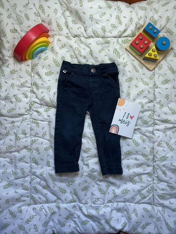 pantalon marine taille réglable 18 mois grain de blé