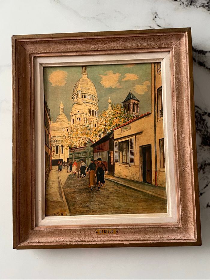 Tableau antique vintage Utrillo - photo numéro 6