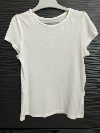 T shirt blanc H&M 6-8 ans