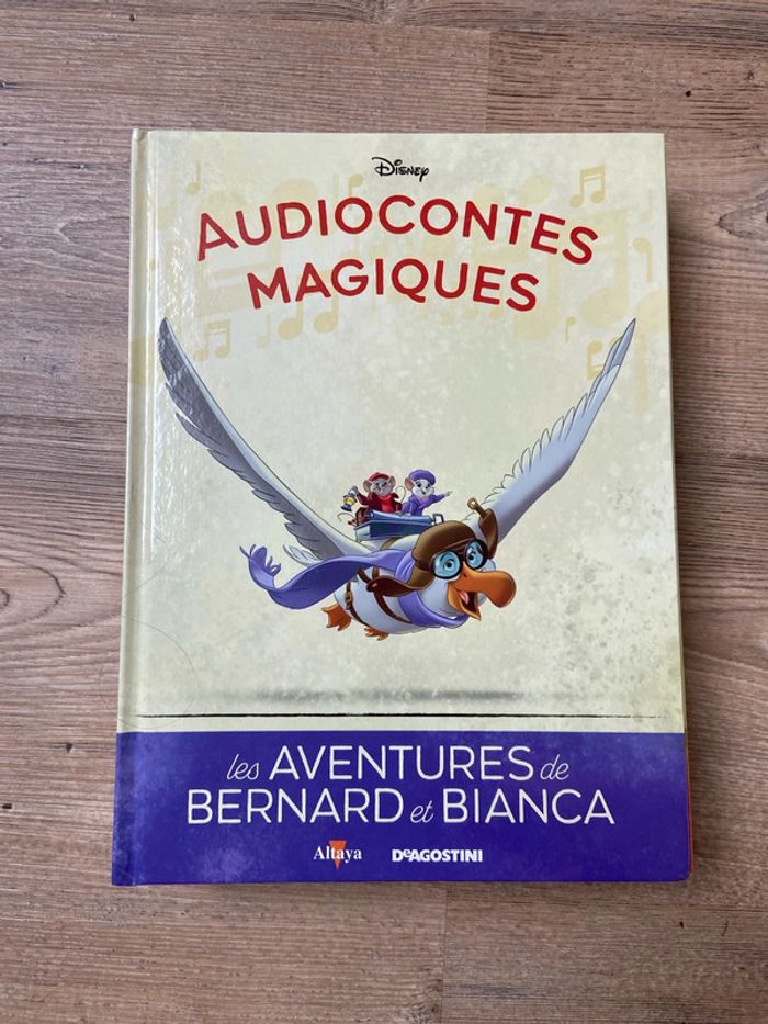 Livre audioconte seul Bernard et Bianca