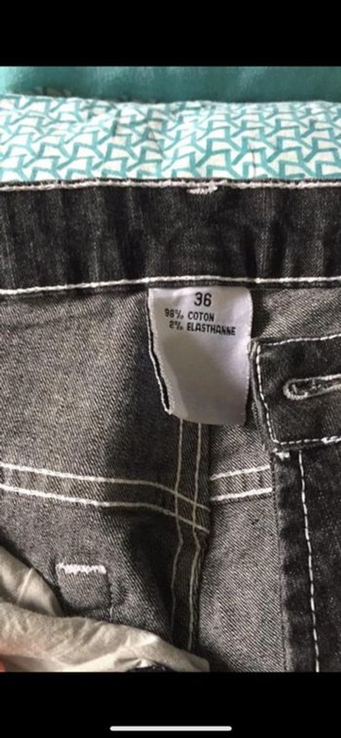 Pantalon jeans avec strass - photo numéro 4