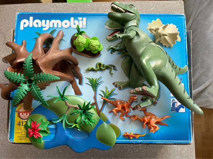 Boîte playmobil Dinosaures 4171 Tyrannosaure avec Velociraptors - photo numéro 11