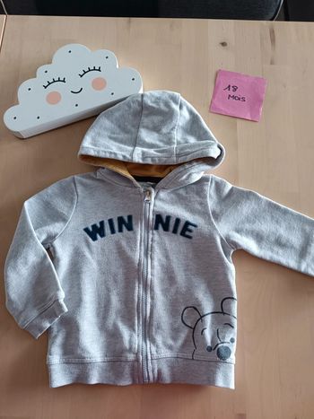 Gilet à capuche Winnie 18 mois