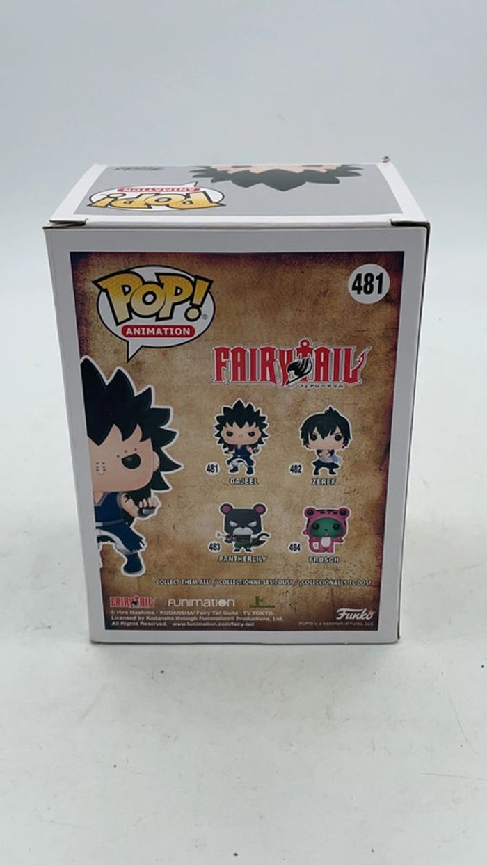 Figurine Funko Pop Fairy Tail N•481 Gajeel - photo numéro 3