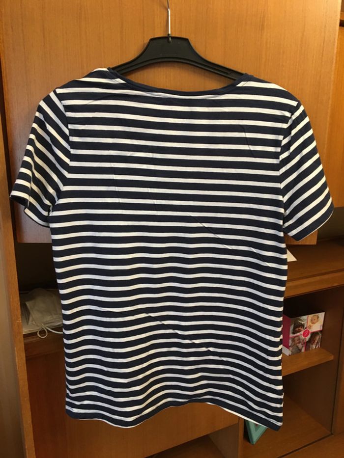Tshirt Marine/blanc Yessica taille Xl - photo numéro 2