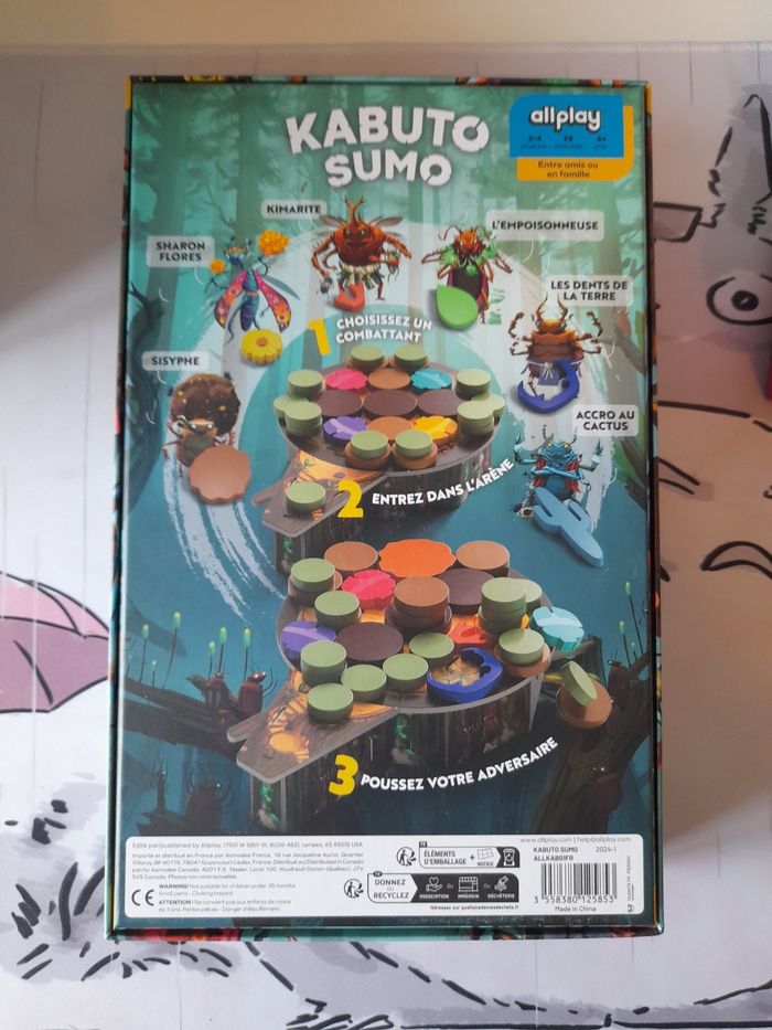 Kabuto sumo jeu de société - photo numéro 2