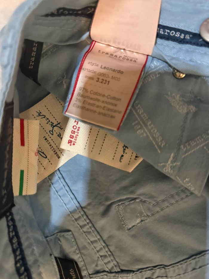 Tramarossa - Jean d'été slim, Bleu ciel, taille 32 - photo numéro 4