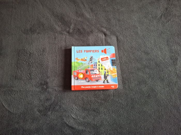 Livre imagier pompiers sonore
