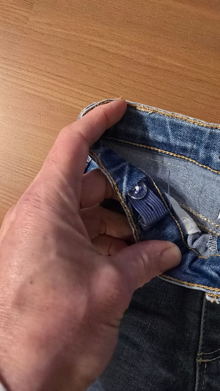 💙💙 Ensemble teeshirt ml et jeans 36mois /3ans garçon 💙💙 - photo numéro 6