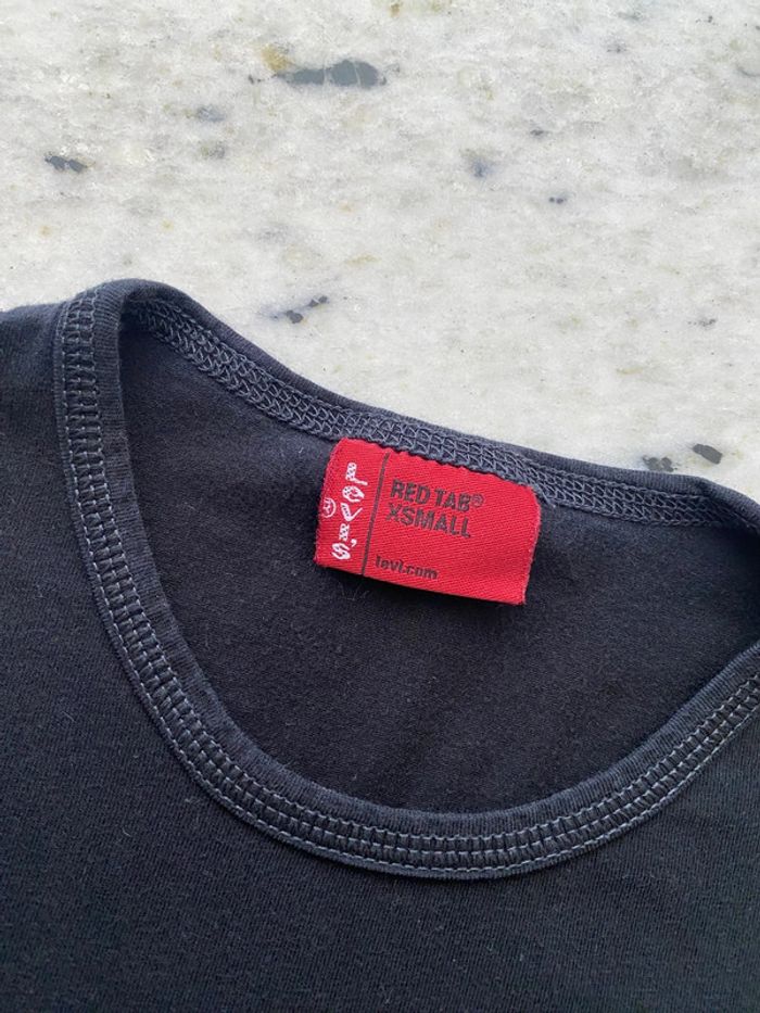 T-shirt noir Levis XS enfant - photo numéro 4