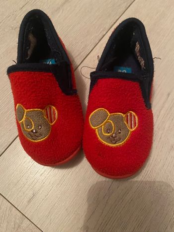 Chaussons rouge