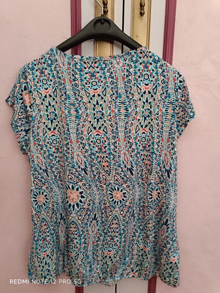 Blouse colorée Scottage T.4 ( 42) - photo numéro 7