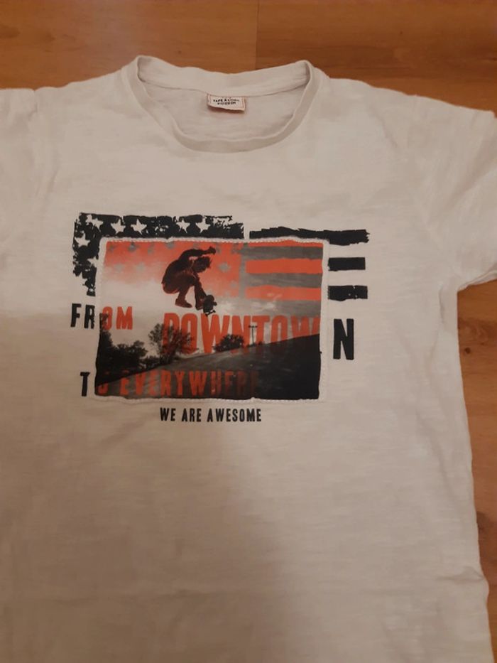 Tee-shirt manche courte garçons taille 8 ans - photo numéro 2