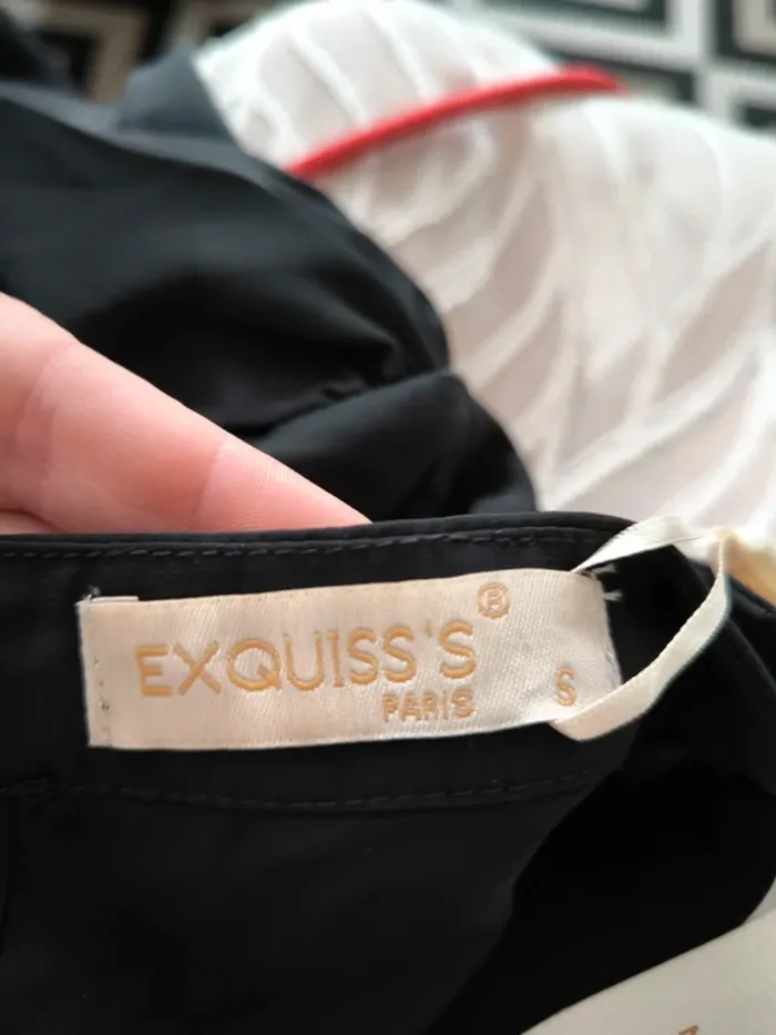 Robe noire Exquiss's Paris – Taille S – Neuve avec étiquette - photo numéro 6
