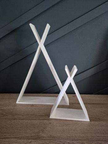 Lot de 2 décorations tipi