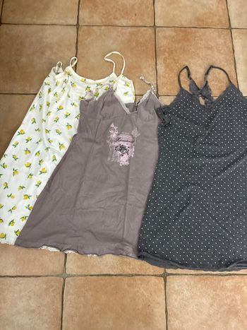 Lot de 3 nuisettes en 38/40
