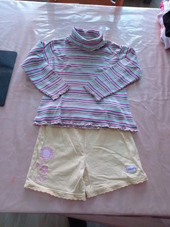 Lot short et t-shirt