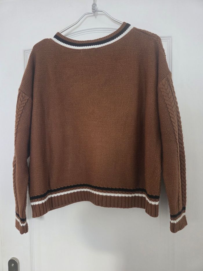 Pull court torsadé Cache-cache - photo numéro 3