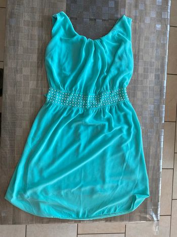 Robe vert d’eau taille L