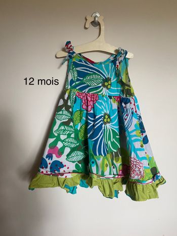 Robe fleurie catimini 12 mois