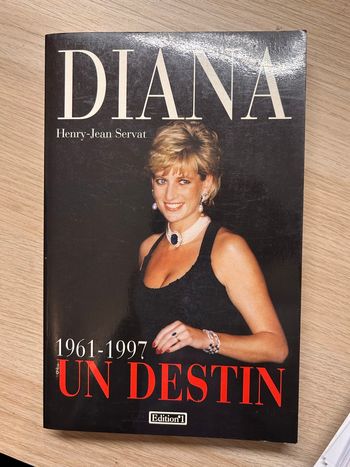 Livre princesse Diana