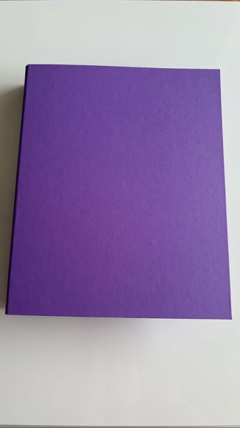 Classeur rigide violet 4 anneaux
