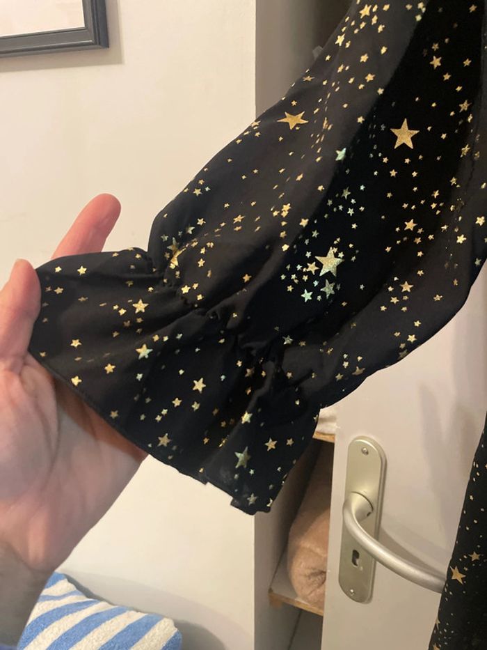 Robe noire dorée SHEIN T 1XL - photo numéro 4