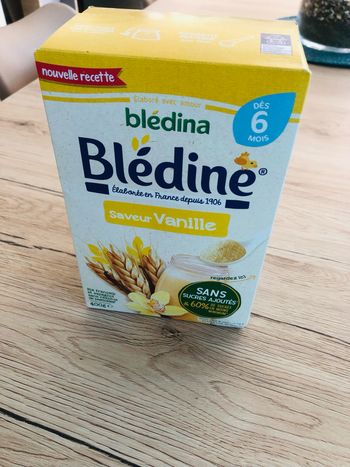 Boîte céréales saveur vanille