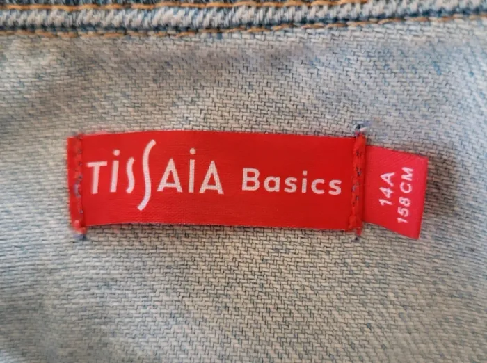 Veste en jean bleue claire Tissaia Taille 14ans - photo numéro 8