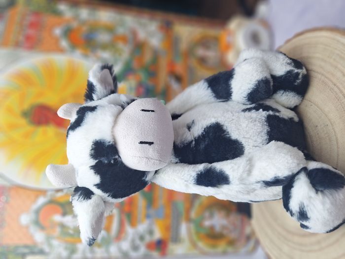 Peluche Jellycat Bashful vache ferme retired calf cow BAS3C - photo numéro 8